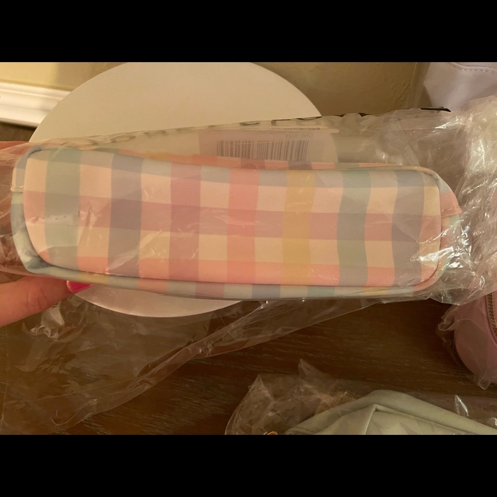 NWT Gingham Pencil Case